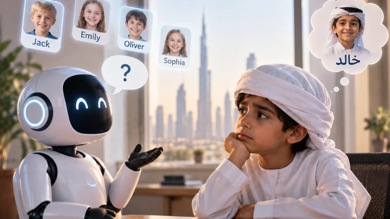 Children whose names the machine does not recognise
